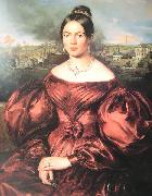 Louis Krevel Portrait of Marie Louise Stumm oil painting